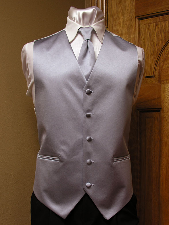 Platinum Vest Men's Satin Vest With Adjustable Back Spencer J's ...